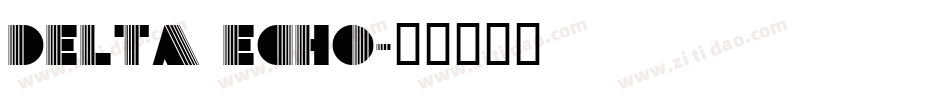 Delta Echo字体转换